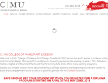 Tablet Screenshot of cmucollege.com